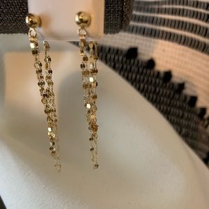 New 10K Yellow Gold Earrings